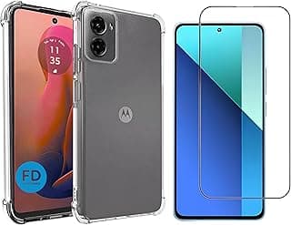 Kit Capinha Capa para Moto G06 Anti-Impacto Premium Transparente + Película de Cerâmica 9D – FD Acessórios.