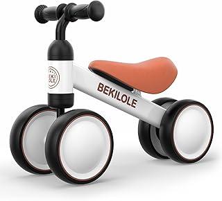 Kinderland Toys Bicicleta de Equilíbrio Bebê 12 Meses | Presente 1 Ano Menina | Brinquedo de Montar Sem Pedal | Bike Infantil Rosa com Rodas Silenciosas | Brinquedo Educativo