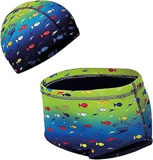 Sunga Degradê Fish com Touca Sublimada Proteção UV50+ BEBÊ INFANTIL Speedo