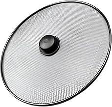 Tampa Protetora Anti Respingo para Panela e Frigideira, Metálica, Preta, 29cm de Diâmetro