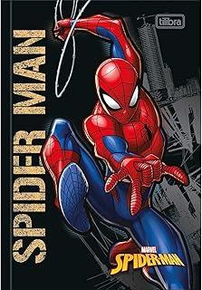 Caderno Brochura 1/4 Capa Dura Spider-Man 80Fls. Pacote Com 05-81248