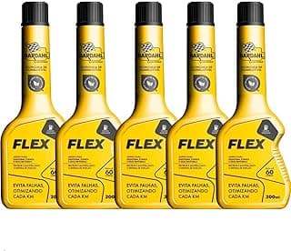 Kit 5 Bardahl Aditivo Combustivel Flex 200ml Gasolina Etanol com 14.5% de desconto por R$ 138,42 na amazon
