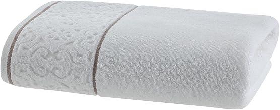 Altihaus Toalha de Rosto Super Soft Arabesco Zero Twist 50x70cm 500g/m² – Alta Absorção, Toque Macio e Design Sofisticado – Altihaus (Branco)