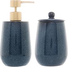 LYOR - Conjunto 2 Peças para Banheiro de Cerâmica Reactive Azul