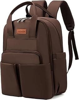 Mochila Maternidade Mamãe e Bebê com Bolsos Térmicos para Mamadeira Alças de Carrinho e Ideal para Gestante ou Recém Nascido - Marrom