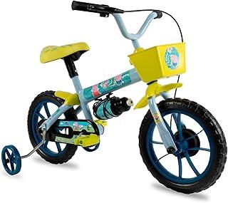 Verden Bicicleta Infantil Peppa George Aro 12 com cestinha rodinhas de apoio e garrafinha
