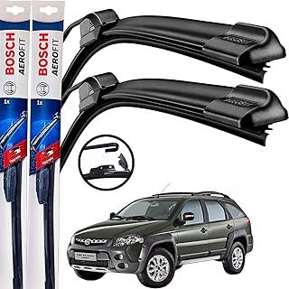 Palheta Limpador Parabrisa Bosch Aerofit Par de Palheta Limpadora Dianteiro Original Fiat Palio Weekend 2008 á→2024