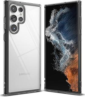 Capa Anti Impacto Ringke Modelo Fusion Compatível com Galaxy S22 Ultra (6.8 Pol) (Preto)