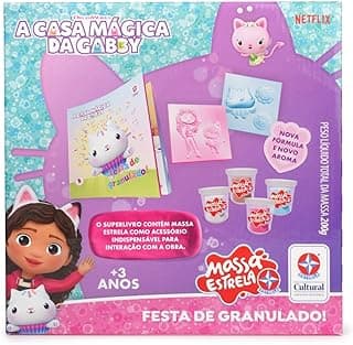 Brinquedos Estrela, Livro A Casa Mágica da Gabby com Massa Estrela, Multicolor com 28.33% de desconto por R$ 57,33 na amazon