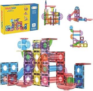 Blocos De Montar Magnéticos, Brinquedo Educativo Adequado para Crianças de 3 Anos (100Peças)
