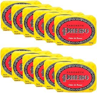 Phebo Sabonete, Odor De Rosas, 90g, 12 Unidades