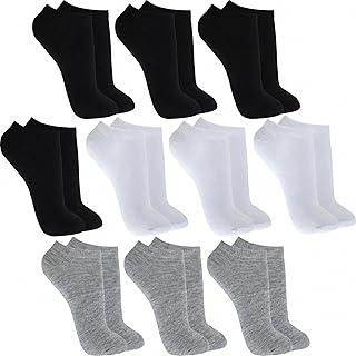 Kit 10 Pares Meia Invisível Masculina Feminina Unissex Soquete Sapatilha Cano Curto Algodão Respirável