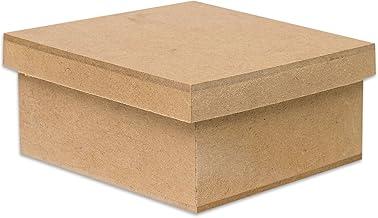 Caixa em MDF 10x10x5cm - Kit com 5 Unidades