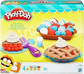 Play-Doh, Massinha de Modelar Infantil, Kitchen Creations, Tortas Divertidas - Conjunto de Brinquedo com Acessórios e 4 Potes - A partir de 3 Anos