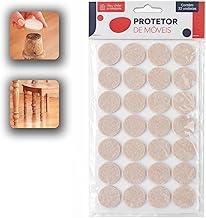 Kit 32 Feltros Protetores Adesivos para Pés de Cadeiras e Sofás – Anti Risco e Anti Ruído – Protetor de Piso para Madeira, Porcelanato e Laminado – Multiúso