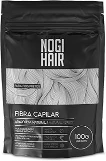 Fibra Capilar Com Aplicação Refil 100g Cobre Entradas E calvicie preto Preenche Falhas Cabelo Mais Cheio e Volumoso Fixação Rápida e Duradoura maquiagem em pó