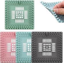 Kit 4 Protetor De Ralo, Capa Protetora de Silicone para Ralo Banheiro, 13,5cm*13,5cm Adequado para Ralo de Pia, Pias de Cozinha, Banheiros, Banheiras