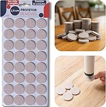 Kit 32 Feltro Adesivo Protetor para Pé de Cadeira, Sofá e Móveis Pesados Proteção e Durabilidade Ideal, Antideslizante Redondo