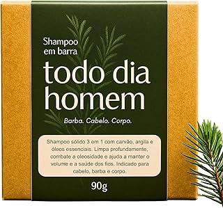 Shampoo Masculino 3 em 1 Cabelo Barba Corpo Barra Senhor Saboeiro