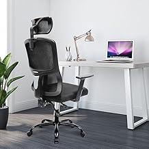 Cadeira Ergonômica 3D Reclinável - Apoio de Cabeça e Braços Ajustáveis, Capacidade 150kg (Preto)