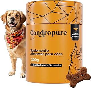 Condropure Suplemento Saboroso para Cães com Condroitina e Glucosamina | Fórmula Avançada para Articulações, 300g - PETVI