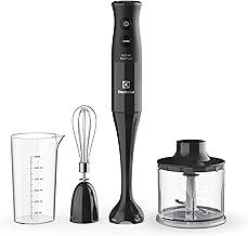 Mixer Misturador Multiuso Electrolux 3 em 1 400W 2 velocidades 3 acessórios mini processador capacidade resistente temperatura 600ml livre BPA EIB10 preto 127v