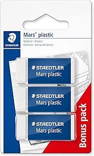 Borracha, Staedtler, Mars Plastic, 52653ABK3D03, 3 Unidades