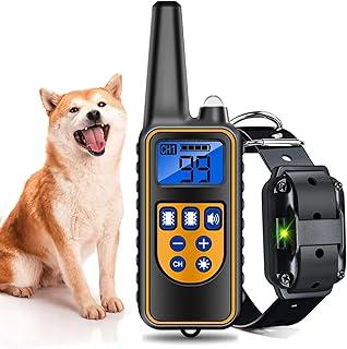 Colar Coleira Treinamento para Pet controle remoto impermeável recarregável eletrônico