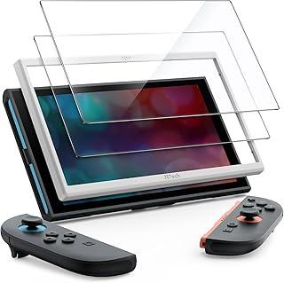 JETech Película de Vidro Temperado para Nintendo Switch 2 2025, Protetor de Tela 9H com Ferramenta de Fácil de Instalar, Antirriscos, HD Transparente, Pacote com 2