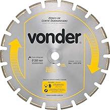 Vonder, Disco Diamantado 350 Mm, Para Asfalto E Concreto, Segmentado, Dcv 0350.