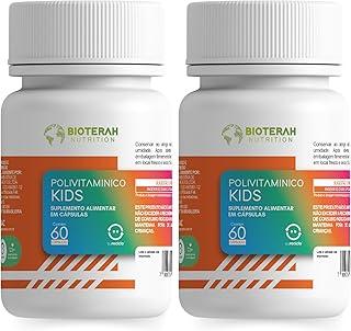Polivitamínico Kids 120CAPS BIOTERAH - Suplemento Infantil Completo Vitaminas e Minerais Suporte Nutricional