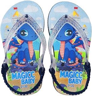 Chinelo Menino Bebê Sandália Dragão Azul Magicc Baby