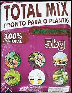 Terra Vegetal Adubada 5kg Para Plantio de Plantas - Horta - Jardim - Vasos - Total Mix