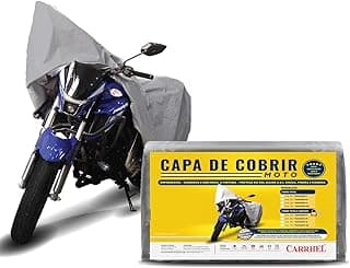 Capa para cobrir Moto 100% Forrada e impermeavel - Tamanho P com 37.23% de desconto por R$ 29,35 na amazon