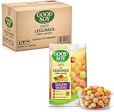 Kit 12 Snacks de Soja GOODSOY Legumes e Queijo 25g Sem Glúten | Snack Proteico Vegetal | Lanche Saudável Assado