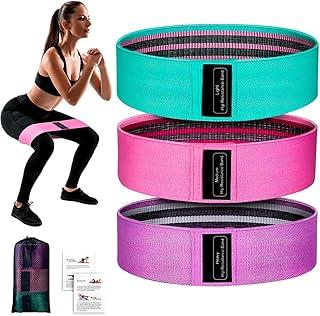 Super Kit Com 3 Mini Faixas Band Elásticas Premium - Para Yoga, Pilates & Crossfit Extensor Treino Multinível Completo em Casa ou em Qualquer Lugar