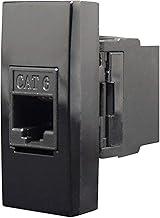 Tomada RJ45 Cat 6E Black Piano Inova Pro Class Alumbra