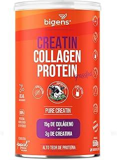 Bigens Creatin Collagen Protein – Grass-Fed (Gado de Pasto) – Zero Lactose e Caseína