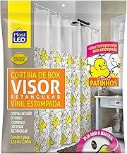 Cortina para Box PATINHOS Visor Cristal (1,35x2,00m) | Plast Leo (Ref.: 623-N)