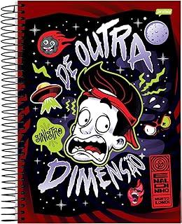 Caderno Espiral Univ CD 10 matérias 160Fls Enaldinho de Outra Dimensão - Jandaia