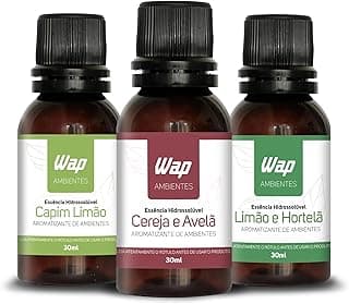 WAP Kit de Essência Hidrossolúvel para Umidificador, Difusor e Climatizador 30ml com 29.69% de desconto por R$ 35,99 na amazon