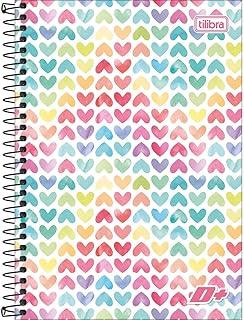 Caderno Espiral 1/4 Capa Dura D+ 200 Folhas - Pacote com 4, Tilibra, 14.052, Multicor