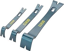 Pé de cabra de alavanca ESTWING PB3PC, tamanhos 14 cm, 19 cm e 25 cm, aço forjado, azul