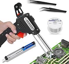 Pistola de Solda 60W 220V Kit de Solda com Pistola Automática, Sugador, Fio de Estanho e Pinças, para Fio de Estanho 0.8-1.2mm