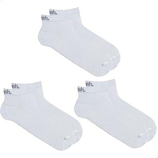 Kit 3 Pares Meia Sapatilha Cano Curto Esportiva Active Com Algodão Unissex Mash