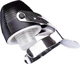 Tampa para Garrafa de Champagne e Espumante Waf com Pressão a Vácuo Vedação Hermética Mantém o Gás e o Sabor Rolha Reutilizável para Vinhos Champanhe e Bebidas Borbulhantes (Preto)