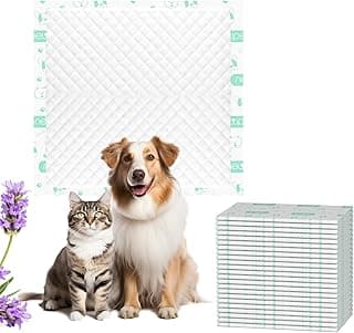 NEWPET Tapete Higiênico Premium para Cães 30 Unidades Tapete Higiênico Confort,Aroma de Lavanda, Desodorizante, 6 Camadas à Prova de Vazamentos e Superabsorvente (30, 60*60cm)