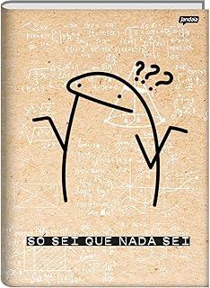 Kit de Cadernos, Jandaia, Brochurão, Capa Dura, Flork, 80 Folhas, Pacote com 5