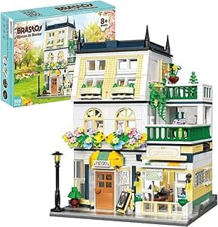 Blocos de Montar Construção City Garden Hotel - Modelos de Casas, Blocos para Adultos e Adolescentes