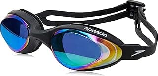 Óculos de Natação, Speedo, Hydrovision Mirror, Lentes Espelhadas com Proteção UV e Antifog, Vedação M